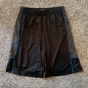 Nike | Black & Royal Basketball Shorts | Large